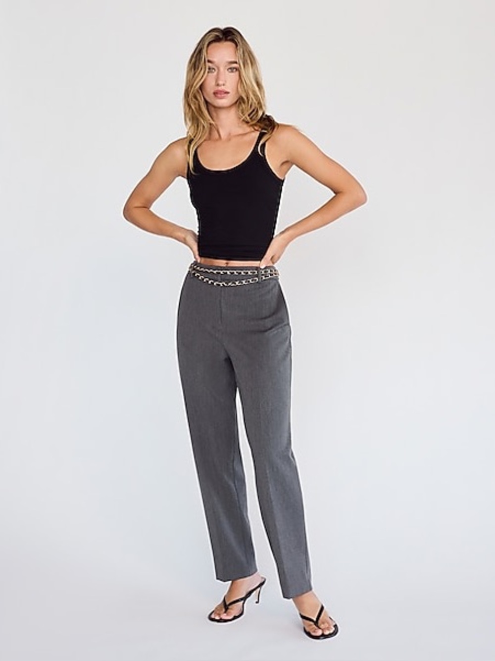 NWT! Editor Super High Waisted Straight Ankle Pant